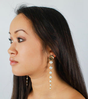 Sky Pearl Drop Earrings